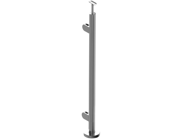 Stainless steel pole - straight, right